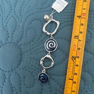 Lia Sophia Silver Pendant Necklace NWT